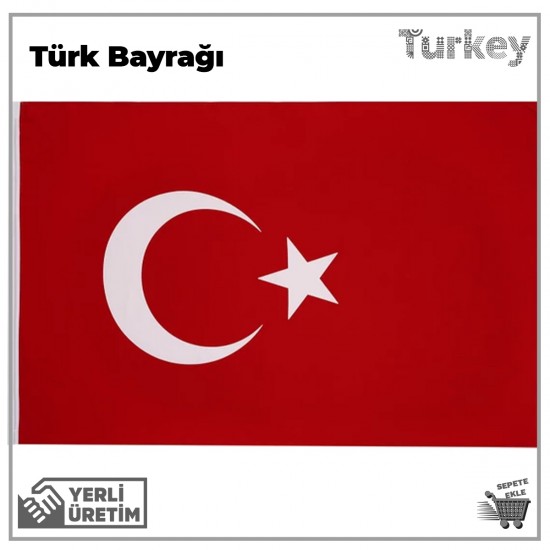 Türk Bayrağı  Ebatlar - 40x60